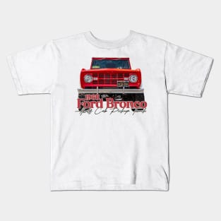 1968 Ford Bronco Half Cab Pickup Truck Kids T-Shirt